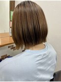 切りっぱなしボブ