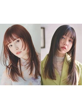 大人気レイヤーカット、お顔まわりにこだわります！ライフスタイルや気分にフィットした再現性の高いヘア◎