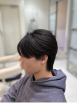 アッシュ 池袋店(Ash)&nbsp;曲がる縮毛矯正×シースルーウルフ　#池袋駅