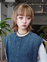 アルバム 渋谷パルコ(ALBUM)&nbsp;前髪カットくびれミディ韓国ヘアダブルカラー_F1254