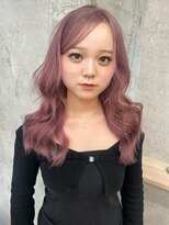 アロ 大阪梅田(alo)&nbsp;【momoa】ふわふわピンクラベンダー《ブリーチ/大阪梅田》