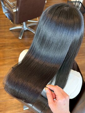 シェール(cher) 髪質改善/ストレート/暗髪/ロング【cher西宮北口:MAYA】