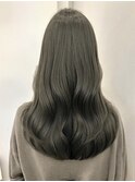 8トーンブリーチなしオリーブグレージュイルミナカラー
