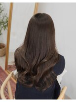 アリー 原宿 表参道(ALLY)&nbsp;髪質改善ブリーチなしカラー×広がり改善×艶ブラウンロング