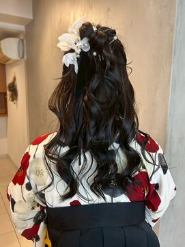 リアン(Lien) 卒業式ヘアアレンジ/着付け/和装ヘアセット/ハーフアップ