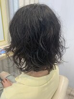 アッシュ 千歳烏山店(Ash) ウルフパーマハッシュレイヤーミディアムパーマデジタルパーマ