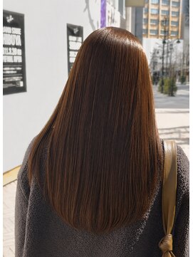 ララルーモ(LaＬaｒＯomo) 【美髪の極み】光沢抜群のまとまりストレート×モカブラウン