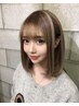 【インナーカラーイヤリングカラ-】＋透明感カラ-￥11000