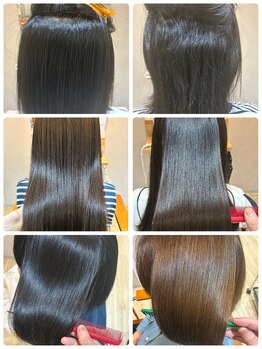 リアン 綱島(Lien)の写真/理想の艶髪/手入れを楽に・・・♪ダメージレス最高級薬剤で髪質改善！自然な艶髪ストレートへ導きます♪