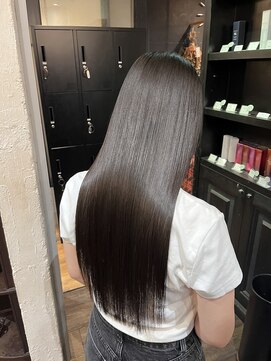 ヘアーアンドファッションシオミエイチ (hair&fashion shiomi H) 髪質改善ストレート