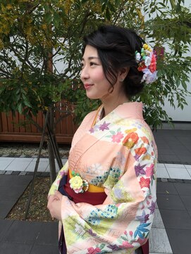 ビューティーコレクション 静岡北店 卒業式袴アップ