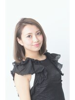 ヘアサロン アティリー(Hair Salon Attirer)&nbsp;西梅田/ボブ/グレーベージュ/白髪ぼかし【Attirer飯田裕之】