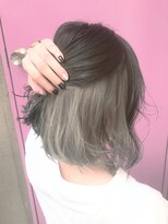 ランプ ヘアー(lamp hair) グレージュハイコントラストインナーカラー　