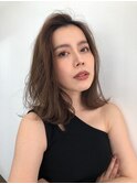 【金野航希】小顔ボブ_ぐびれセミディ_無造作カール