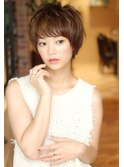 美髪　マニッシュショート　フレンチボブ かきあげもOK
