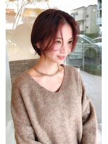 ヘアメイク シュシュ(Hair make chou chou) ハンサムショートインナーカラーフェイスフレーミング