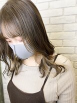 ジリー(gilly)&nbsp;【gilly】イヤリングカラー×オリーブベージュ