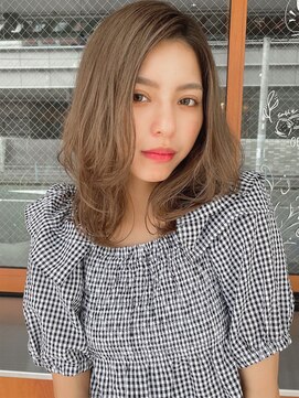 ルービック 枚方(Rubik's) 大人可愛いくびれミディ(かきあげグレージュカラー)