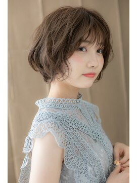 カバーヘア ブリス 戸田公園西口店(COVER HAIR bliss) ショコラアッシュくせ毛風小顔ミニウルフZ戸田公園10代20代30代!