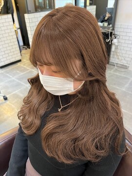 サロンドミルク 溝の口店(salon de MiLK) 20代30代40代/前髪/小顔/おくれ毛/ベージュカラー［溝の口］