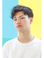 にもう&nbsp;ナチュラルパーマアップバング【神戸/三宮/メンズカット】S