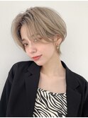 ショートヘア×推しカラー ハンサムショート 大人ショート S0419