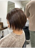 髪質改善/切りっぱなしボブ/美髪/30代40代/［人形町］