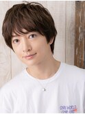 くせ毛風短髪パーマで動きを演出！フレッシュマッシュe仙台