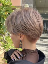 ロンドブルーム 天神大名店(Lond Bloom) ダブルカラーショートボブインナーカラーハイライトケアブリーチ