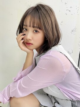 フォルテ 表参道店(FORTE) 【フォルテ千鶴】小顔外ハネヘアアッシュカラー