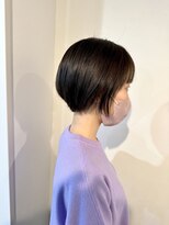 マリン(Marine)&nbsp;20代30代ブリーチなし透明感カラーショートボブ