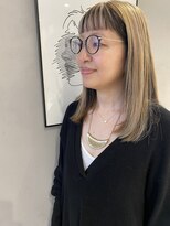 フェンヘアーアイス 中目黒(Fen.hair ici)&nbsp;20代30代★大人かわいいダブルカラーブリーチミルクティーカラー