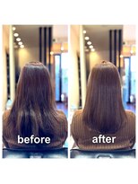 アウラ(aura) カット+ハーバルカラー+艶髪トリートメント