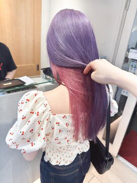 テトラ バイ ネオリーブ 横浜西口店(tetra by neolive) ラベンダー×ペールピンク＊*【横浜/横浜駅】