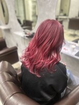 グラッジ 池袋(GLADGE)&nbsp;ピンク グラデーション 派手髪 原色