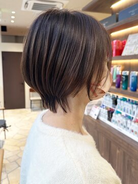 ジアン バイ ミルボン 西宮ガーデンズプラス(GIEN by milbon) 乾かすだけでまとまる時短で綺麗なフォルムな大人ショートボブ