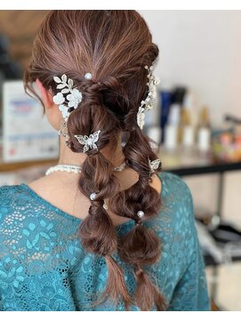 ヘアーデザイン ピニック(hair design P2C) お呼ばれスタイル