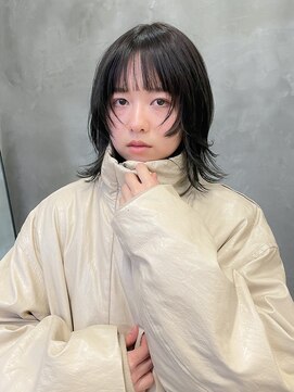 テトヘアー(teto hair) ウルフカットクラゲウルフ顔周りレイヤーふんわり軽め