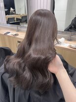 ペレ 渋谷(PELE)&nbsp;ホワイトグレージュ/デジタルパーマ/チェリーブラウン/渋谷