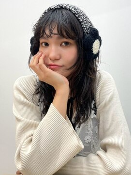 ユニバイリサ 天神大名店(uni by risa) 姫カットレイヤー 顔周りレイヤー ウルフレイヤー 艶髪 20代30代