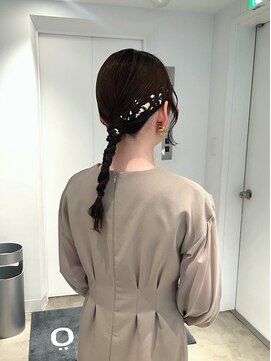 エイゾー 銀座(EIZO) タイトポニー / ヘアアレンジ / ヘアセット / 結婚式ヘア