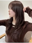 透明感グレージュざくざくハイレイヤー