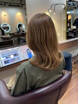 アルボーテルジェ(Art BeAute' ROUGET)&nbsp;白髪ぼかしカラー/脱白髪染め/ライトブラウン/小顔カット/芦屋