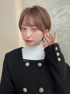 ロンドロゼ 池袋(Lond rose) ♪くびれヘア/アプリコットオレンジ/レイヤー/ショートボブ/韓国