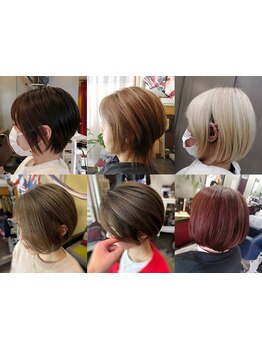 360度どこから見てもキレイなシルエットで朝のスタイリングも楽に♪丁寧なアドバイスも人気の秘訣☆