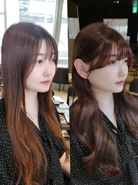 アンジュレーブ(AngeReve) 前髪カット・顔周りカットで大変身★レイヤーカットお任せ下さい