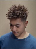 スパイキーアフロ/スパイキーショートアフロ/金沢文庫針金パーマ