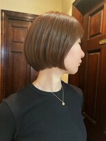 フランジェッタヘアー(Frangetta hair)&nbsp;ショートボブ