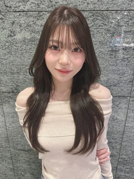 ファースト 仙台店(first) 韓国ハッシュカット×チョコベージュ