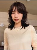 ミディアムレイヤースタイル